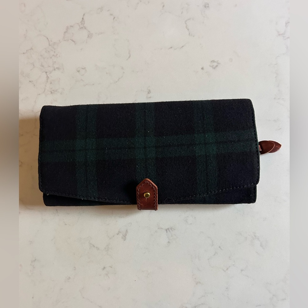 Madewell Tartan Plaid Jewelry Organizer